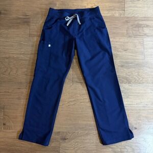 FIGS Kade Cargo Scrub Pants Navy Blue Women Small S/P T21004P Technical